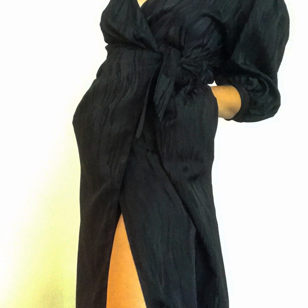 Black cocktail dress